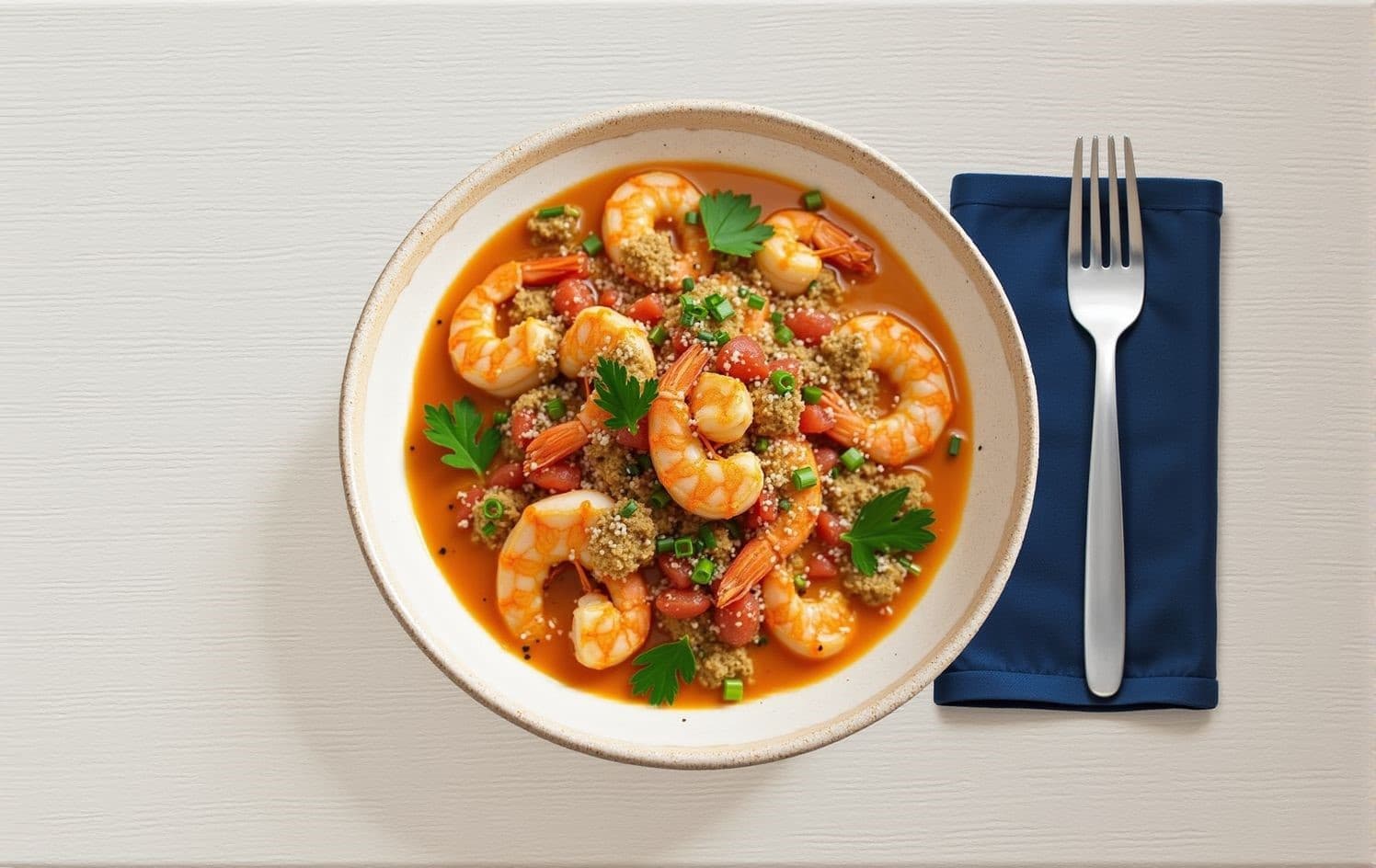 Vatapá Saudável de Camarão com Arroz Integral